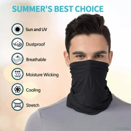 Neck Gaiter Bandana Face Mask Sun UV Cooling Gator Shield Cover for Men Woman US
