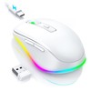 PEIOUS Mouse for Laptop Wireless - LED Wireless Mice with