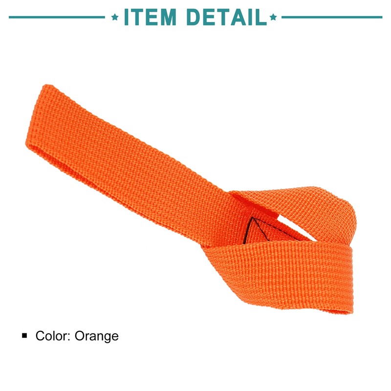 ACROPIX 6pcs Soft Loop Tie Down Trailer Strap Cargo Belt