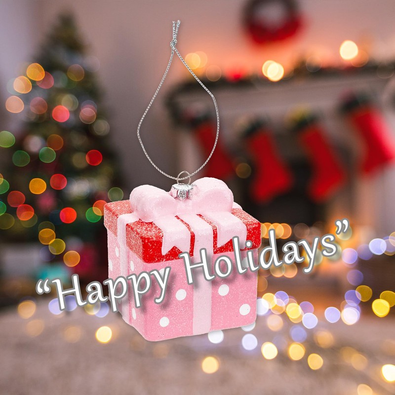 VFM e-Store - Christmas Tree Decoration Glitter Present Ornament X