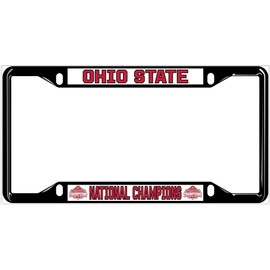 Ohio State Tag Frame 2024 National Championship BW
