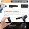 DAKCOS 20.5 x 21.5 mm Impact Wrench Nuts, Double Head