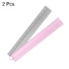 sourcing map 2pcs Folding Straight Ruler 30cm Metric Aluminum Alloy