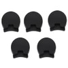 5Pcs Rubber Thumb Rest, Clarinet Cushion Protector Finger Cover(Black-10mm)