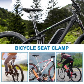 Ahvqevn Bicycle Seatpost 27.2Mm Aluminum Alloy Seatpost with Adjustable Clamp for Mountain Bike Road Trucks, 27.2X300Mm, Silver
