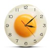 Giilayky Fried Egg Poached Egg Wall Clock Egg Yolk Clock