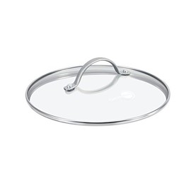 GreenPan Glass Lid with Stainless Steel Handle, 9.5", Silver