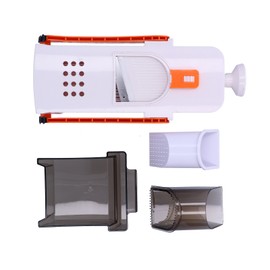 Household Vegetable Cutter Potato Chopper Grater Slicing Cutting Tool Kitchen GadgetOrange Red