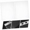 Gadpiparty 100 Pcs A4 Sheet Protectors Waterproof Plastic Page Protectors