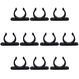 AB Tools 10 Pack 20mm Polyamide Tube Storage Clip Paddle Boat Hook Pole Tool Plastimo