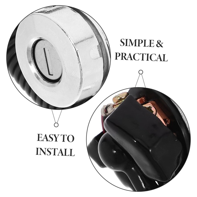 BUGUUYO Lawn Mower Ignition Switch Replacement Durable Starter Switch for