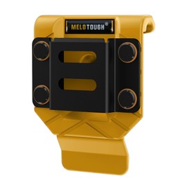 MELOTOUGH Drill Belt Clip,Drill Holder for Tool Belt,Measuring Tape Holder for Impact Driver,Tape Measure (Yellow)