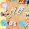 Plastic Erasers Rubbers Eraser Soft Cute Colorful Pencil Eraser for
