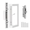 MaxxGeek Sliding Patio Door Handle Set with Mortise Lock, Sliding