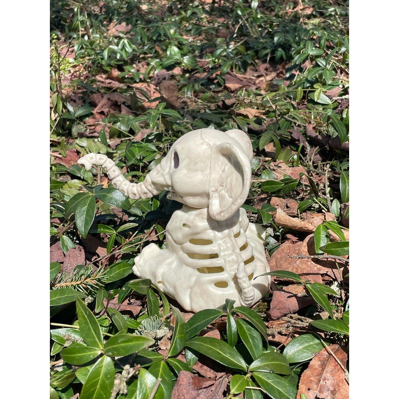 Seasons Crazy Bonez Skeleton Elephant Figurine, 5.5"
