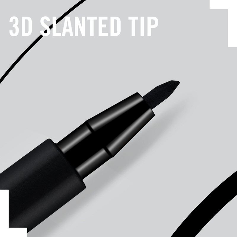 Rimmel London Scandaleyes Thick & Thin Eyeliner, Black, 1.1 ml