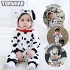 TONWHAR Unisex-Baby Animal Costume Kids' & Toddlers' Winter Hooded Romper
