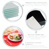 Harbour Housewares Glass Coasters - Square - 10cm - Grey