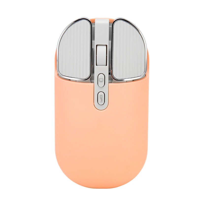 Wireless Mouse BT5.1 Or 2.4GHz Silent Click Adjustable DPI 500mAh