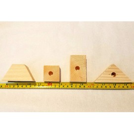 Parrot toys Wood Wooden Blocks 160 All Natural for DIY Cage Toy Macaw Cockatoo African Grey