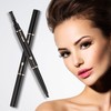 Eyebrow Pencil 2 Packs, Waterproof Smudge-Proof Brow Pencil with Brow
