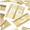 Stencils Set of Pp Brass Locking Stencils - Letters 1in