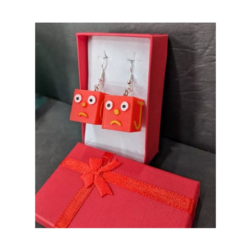 Unbranded The Blockheads Dangle Earrings Claymation Adventures of Gumby