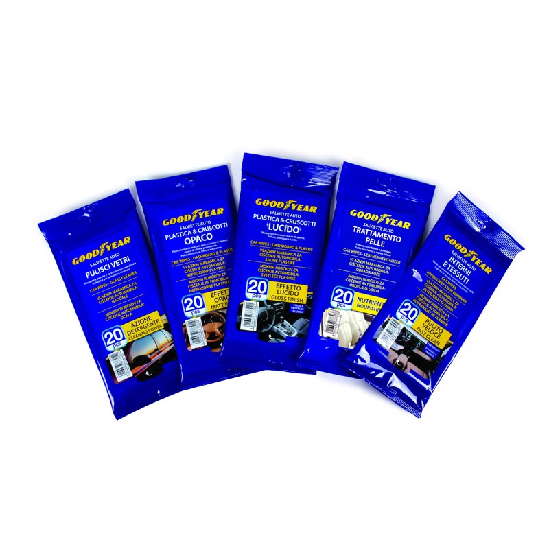 Goodyear Salviette Auto Pulizia Interni, Salviettine Interni e Tessuti