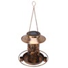Solar Bird Feeder for Outdoors Hanging IP65 Waterproof Warm Light