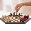 Husaria Wooden Three-Player Chess Game Set - 21 Inches -