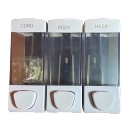 Dispensador de jabon. Jabonera para baño. Funciona como dispensador de Shampoo, despachador de jabon y como jaboneras para baño liquido. El dispensador jabon es de excelente Calidad.