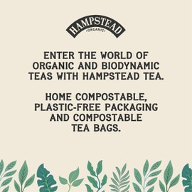 Hampstead Tea | Earl Grey | 4 X 20 Bags | Plastic Free | 100% Organic