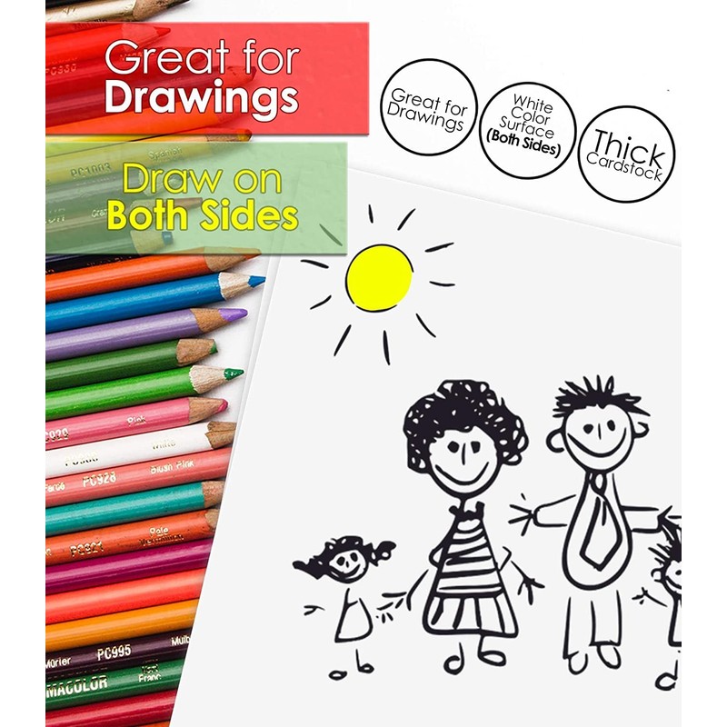 Golden State Art, 8x8 White Backing Board, Backer Boards for