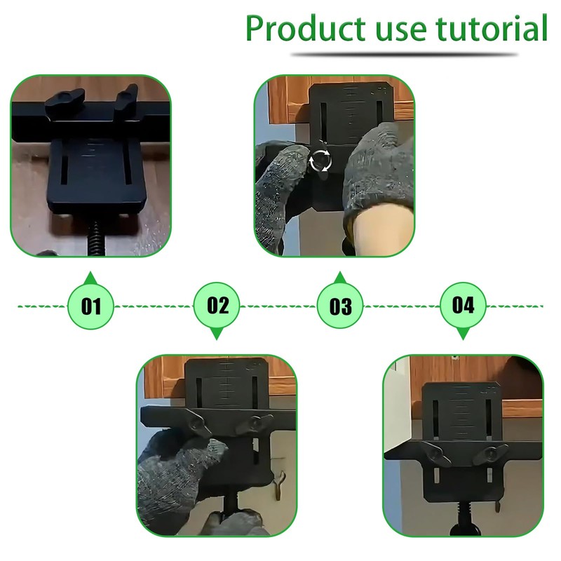 Sgphrzlt Cabinet Door Installation Jig for Quick and Accurate Setup,