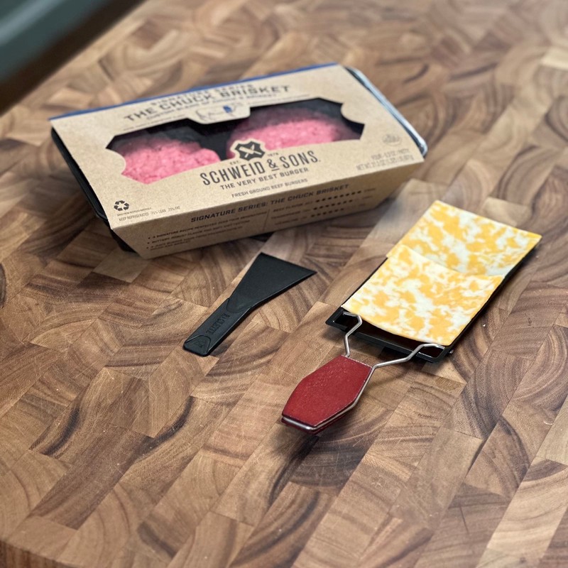 Outset Cheese Melt Pan, 3.5” x 12” x 0.5”, Black