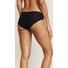 commando Women's Cotton Bikini Briefs, Black, S-M