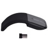Dpofirs 2.4GHz Foldable Arc Touch Mouse Mice USB Receiver for