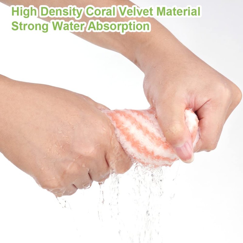 Vicloon Microfiber Cleaning Cloths, 6Pcs Super Absorbent Microfibre Cleaning Cloth，Reusable