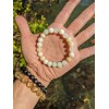 RAYON Green Opal Bead Bracelet Men Stretch 10mm 7, 7.5,