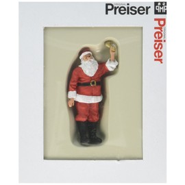 Preiser 63084 Santa Claus w/Bell 1/32 Model Figure