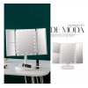 Shendy Vendy Espejo De Maquillaje Led Con Pantalla Táctil Rotacion