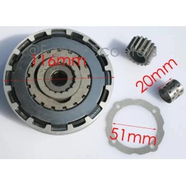 FANCY SCOOTERS Clutch Assembly Coolster 125cc ATV's 3125A2 & 3125B -17 Teeth