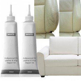 BAOSROY Leder Reparatur Set,Lederreparatur Creme,Lederbalsam,Leder-Restaurator,Leder-Farbbalsam,Lederkratzer Reparatur für Leder Restaurierung Risse Löcher,Autositze,Sofas,Schuhe,2PCS