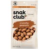Snak Club Crunchy Peanuts, 7.5 Ounce (Pack of 6)