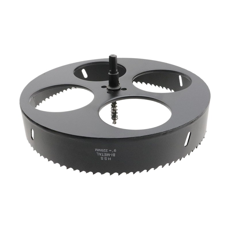 Rannb 9-inch Bi-Metal Hole Cutter Hole Saw with Drill Bit