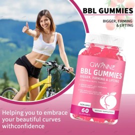 Gwynne Bbl Gummies Fenogreco Mejora Tu Busto Y Glúteos 60 Caramelos Blandos Sabor Natural                                                             