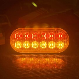 Dolores 1par Lateral Faro Led Barra Estrobo Escolta Patrulla Auto