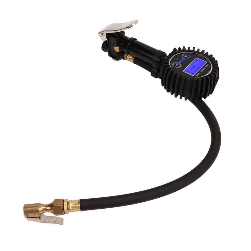 Digital Tire Inflator Tire Pressure Gauge with Digital Display 1/4