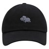 JPAK Cute Hippo Premium Dad Hat Embroidered Cotton Baseball Cap