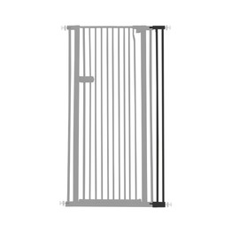 Lumizone Extra Tall Cat Gate Extension Kit 61.02" High Pressure Mounted 2025 New 4.13" Extra Wide 1.37" Gap No Drilling Tall Pet Gate for Dogs (Black, 4.13"/10.5CM)